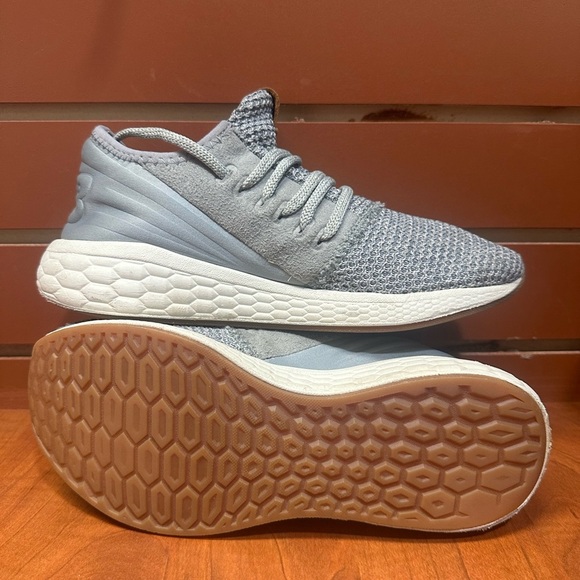 New Balance Light Gray Knit Sneakers - Picture 3 of 6